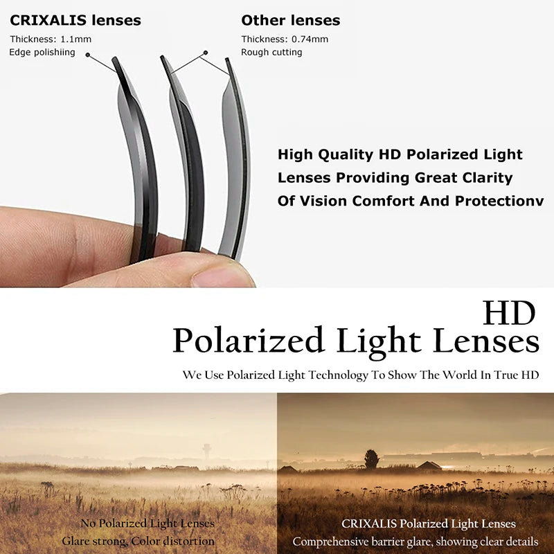 CRIXALIS Square Polarized Sunglasses