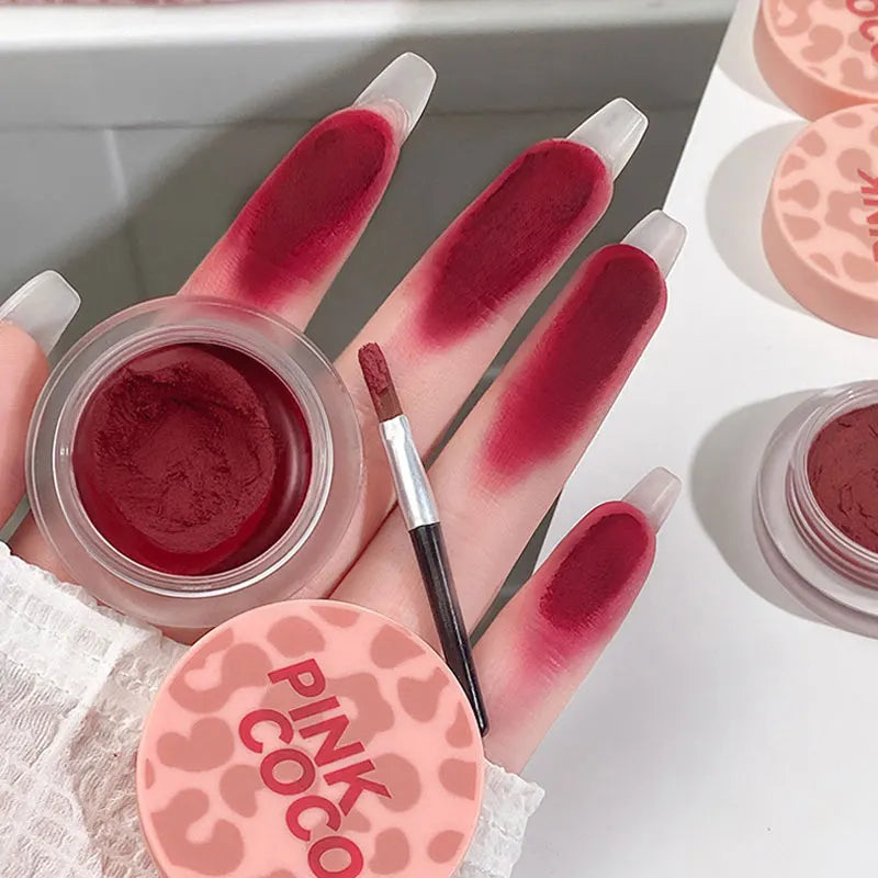 Canned Lip Mud Mist Lip Glaze Lipstick Moisturizing