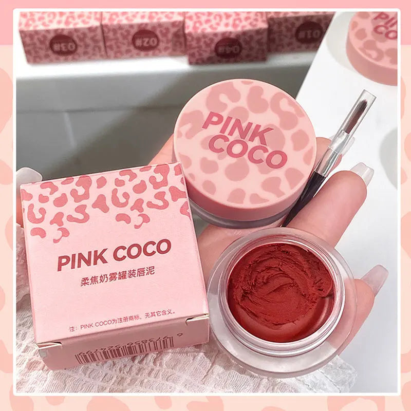 Canned Lip Mud Mist Lip Glaze Lipstick Moisturizing