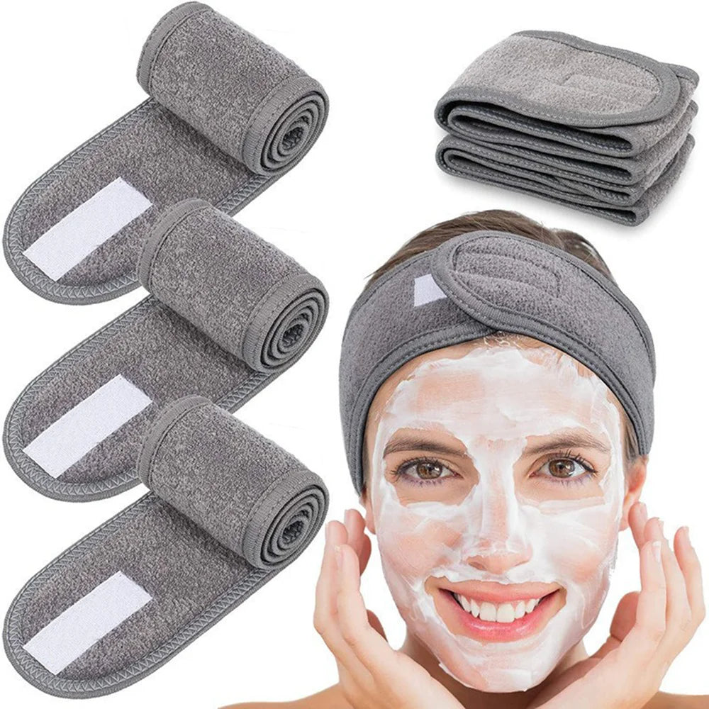 Adjustable SPA Facial Headband Bath Makeup Hair