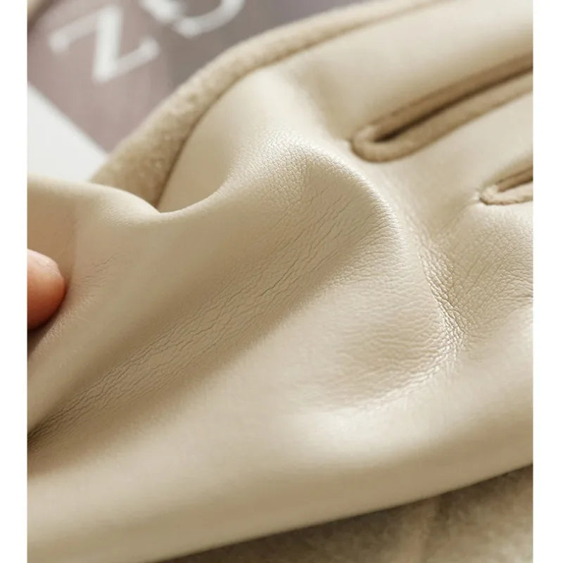 Leather Keep Warm Touch Screen