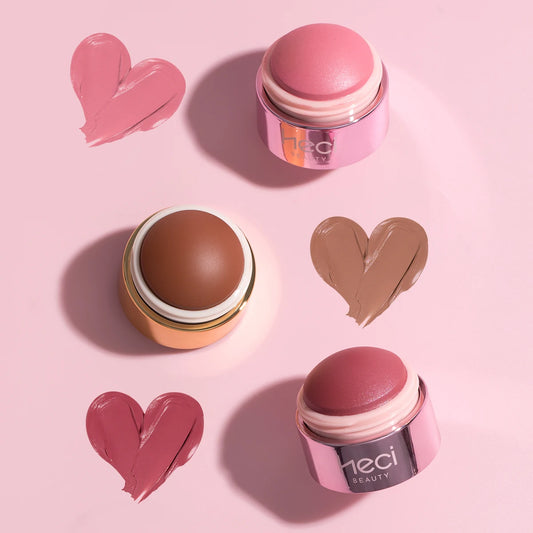 2pcs/Set Bronzer+Blush Balm Cute Makeup Kit