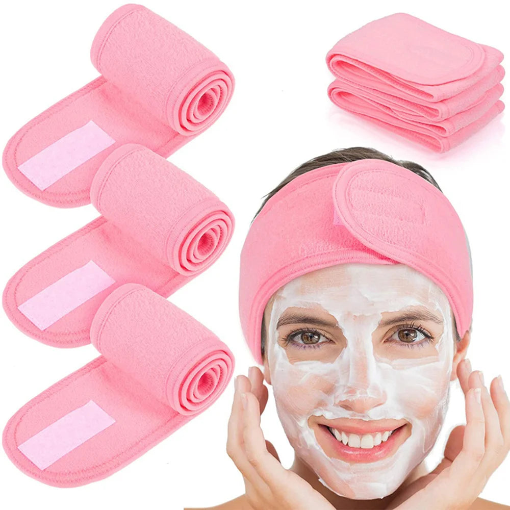 Adjustable SPA Facial Headband Bath Makeup Hair