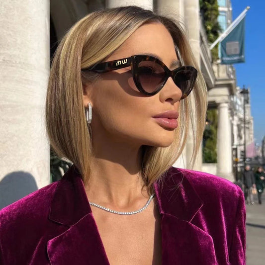 fashion sunglasses cat eye shapes