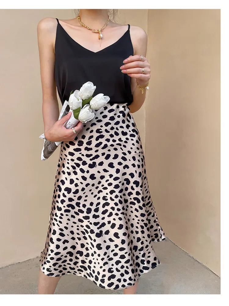 Leopard Print Skirt