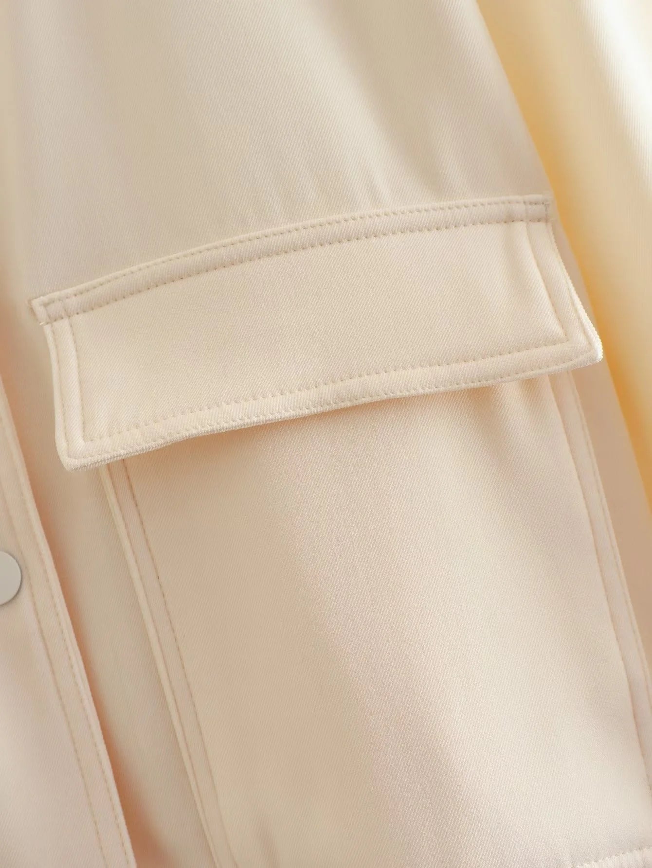 Bomber Jacket Coat White Autumn Winter
