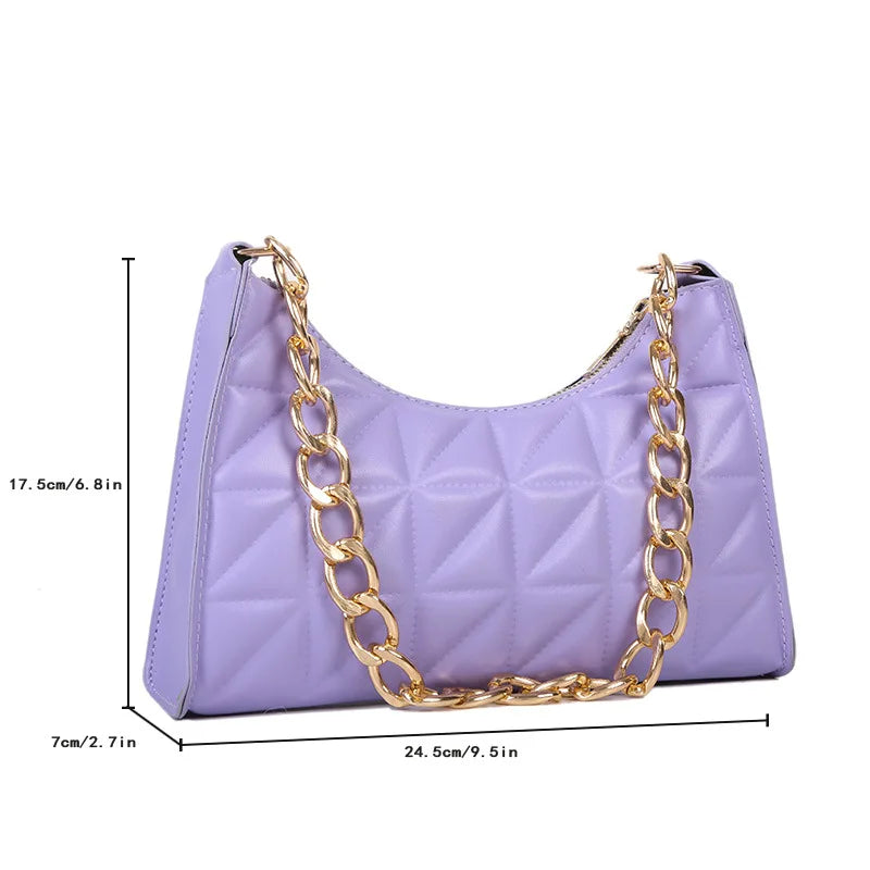 Diamond Pattern Shoulder