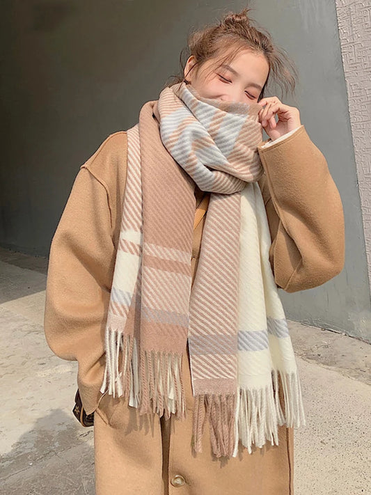 Scarf Autumn Winter Vintage Preppy Style
