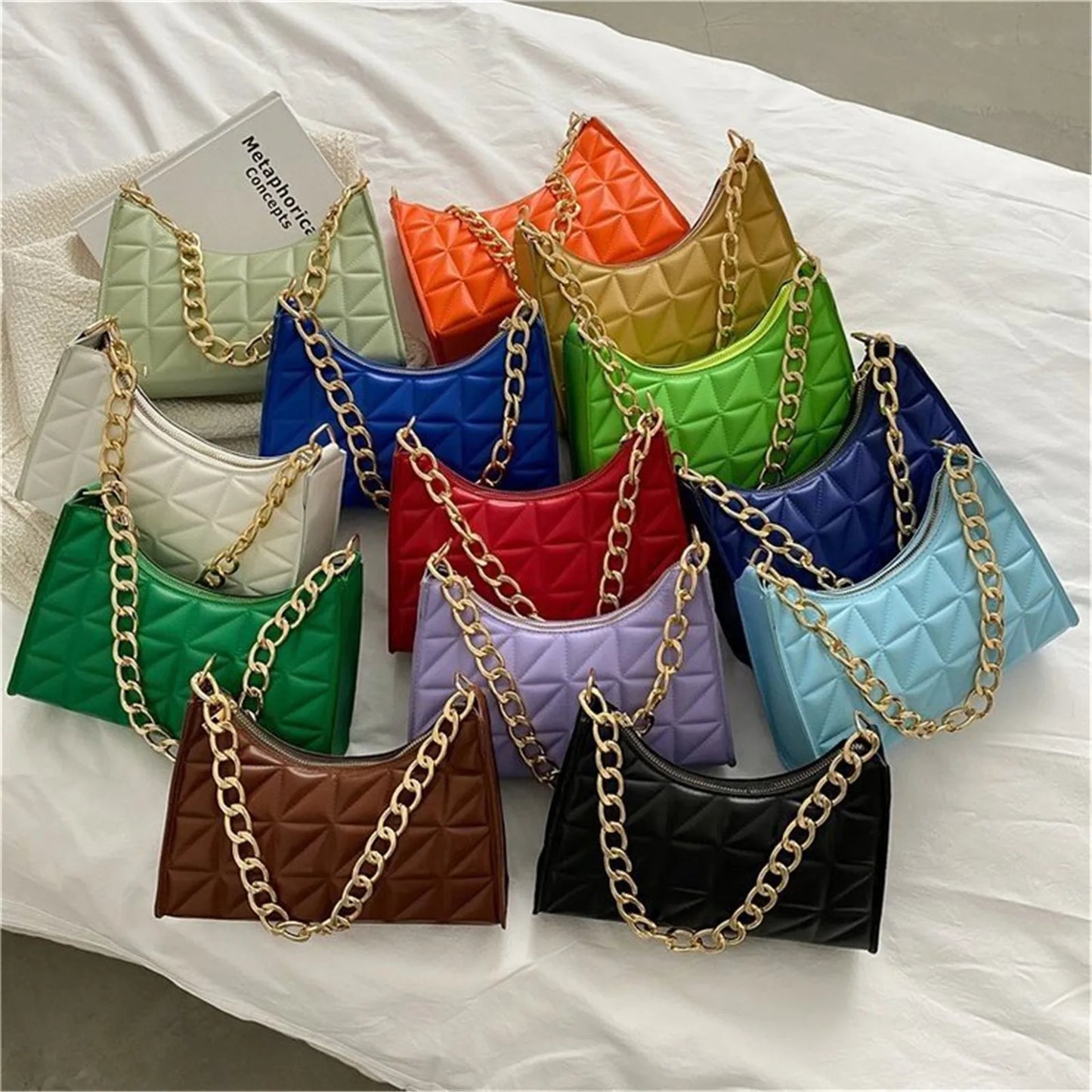 Diamond Pattern Shoulder