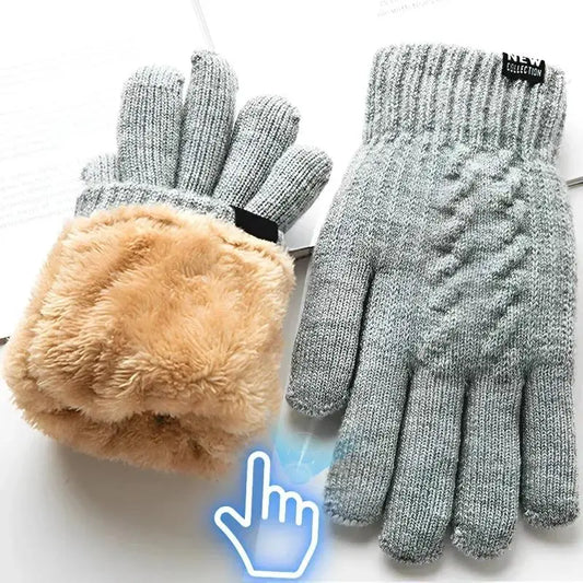 Warm Full Finger Gloves Winter Touchscreen