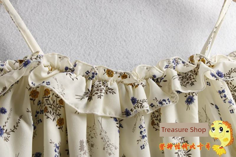 Daily Order Elastic Tree Fungus-like Lacework Fashion Lace-up Small Shirt