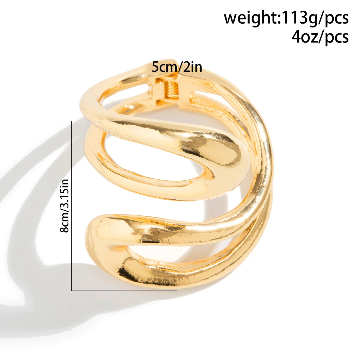 Double Layer Opening Bracelet