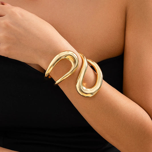 Double Layer Opening Bracelet