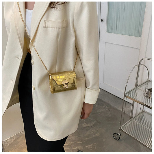 Bright Surface Shoulder Bag