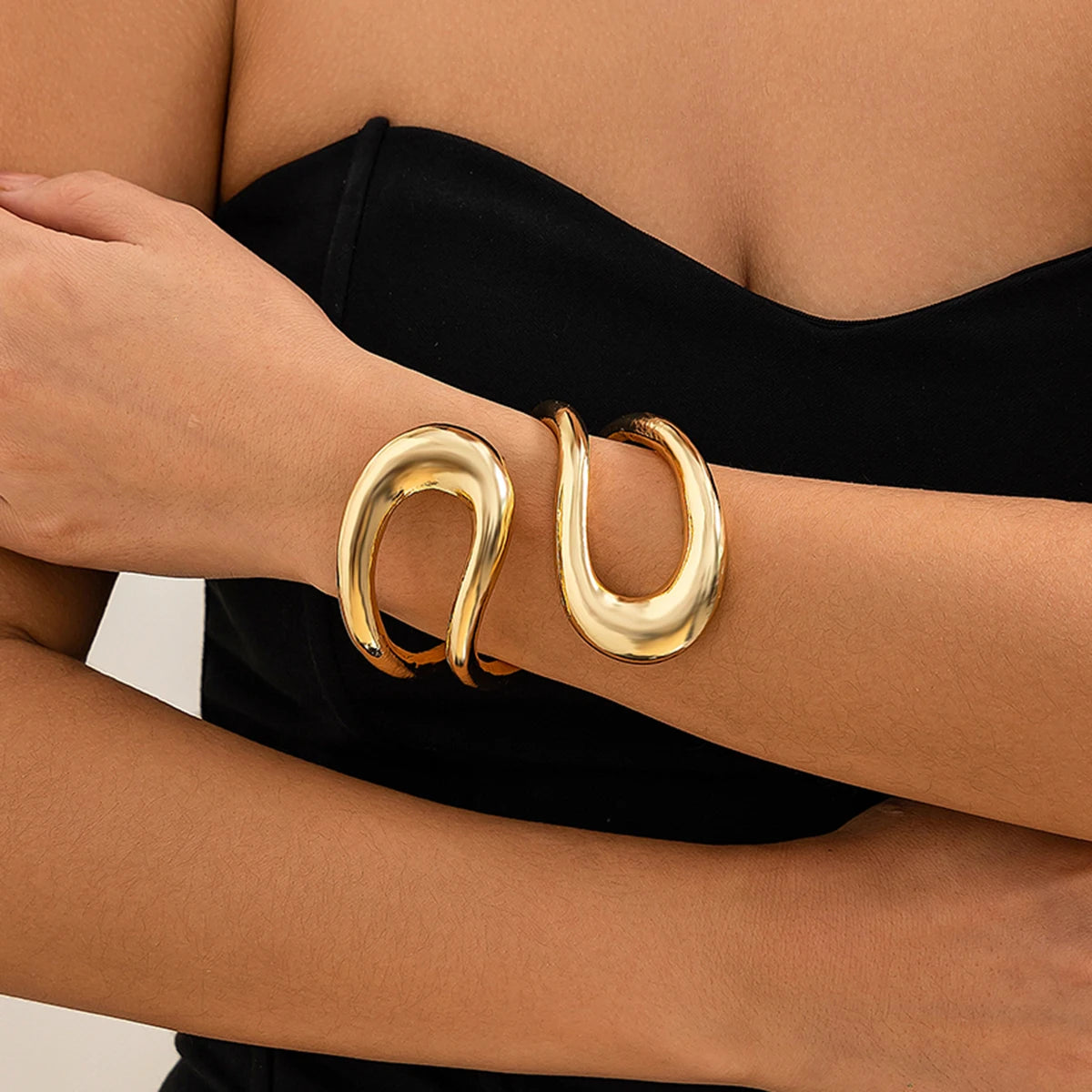 Double Layer Opening Bracelet