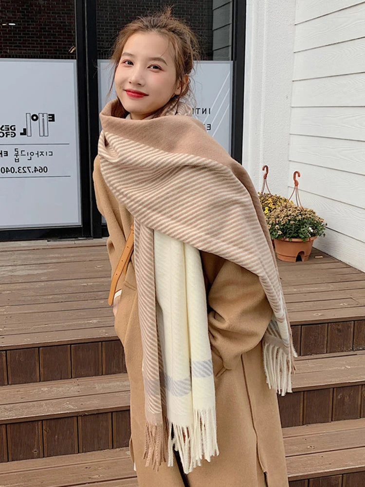 Scarf Autumn Winter Vintage Preppy Style