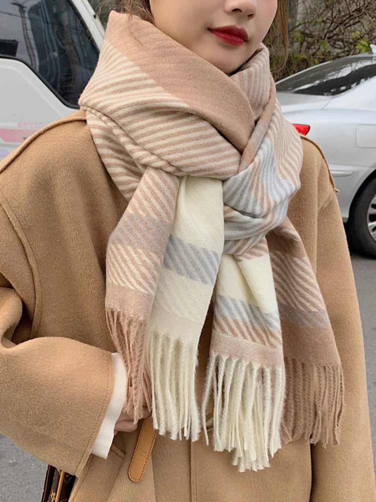 Scarf Autumn Winter Vintage Preppy Style